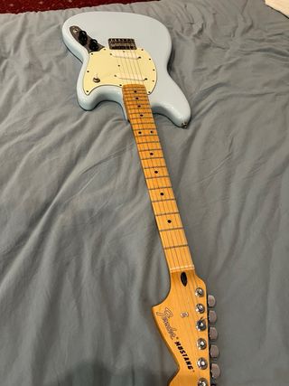Guitarra Fender Mustang Mexican Celeste