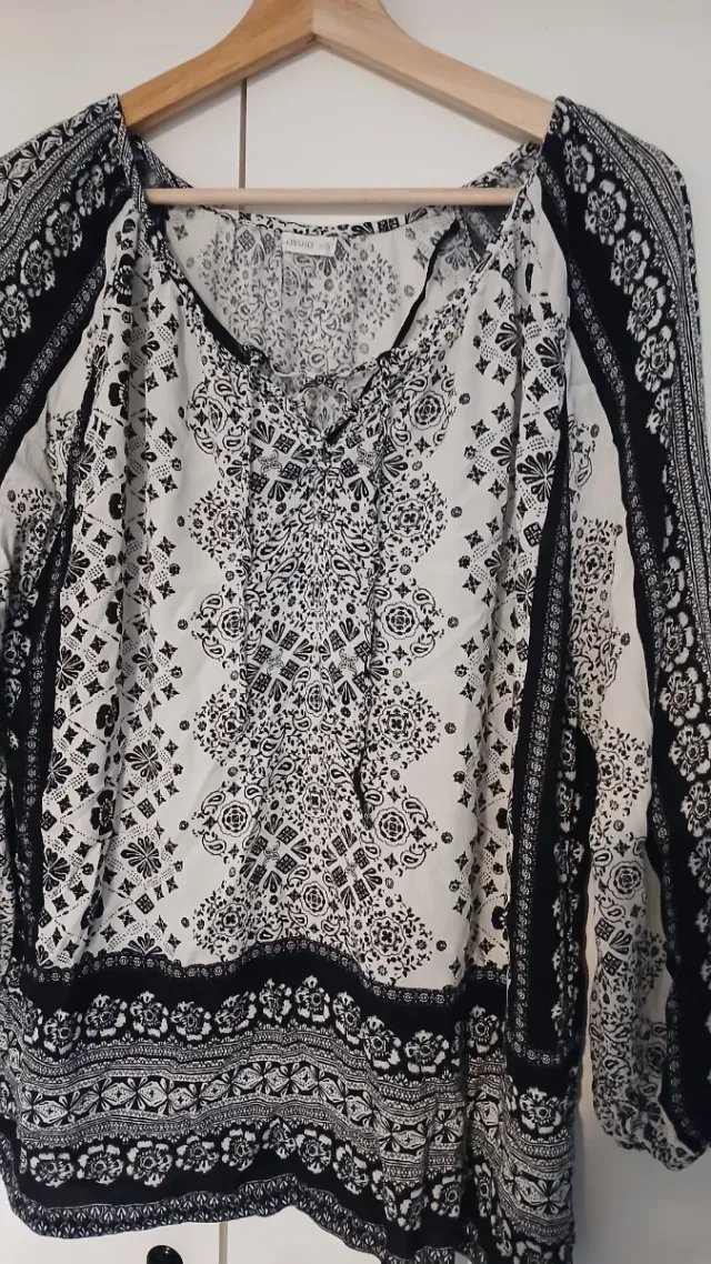 Blusa estampado étnico