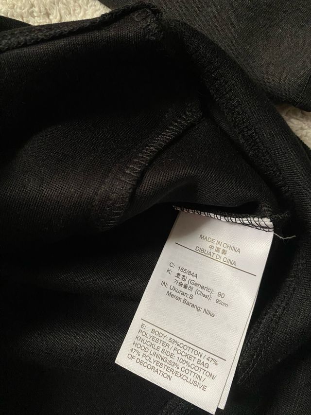 Nike Tech Fleece Sudadera Negra Talla S