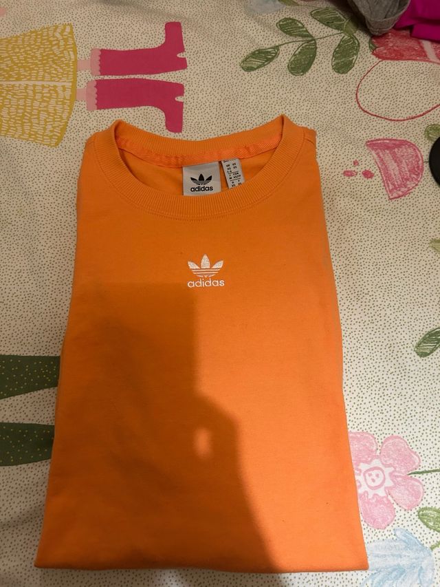 Camiseta Adidas Original Naranja Talla XS