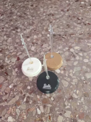 Set 3 Piedistalli Barbie