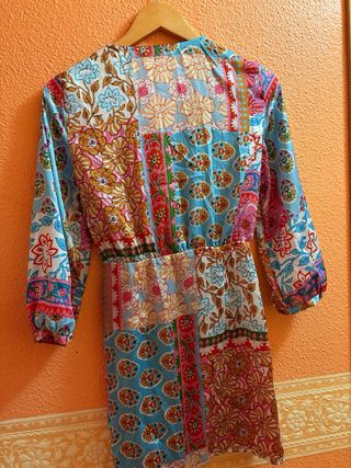 Vestido Zara estampado floral talla M