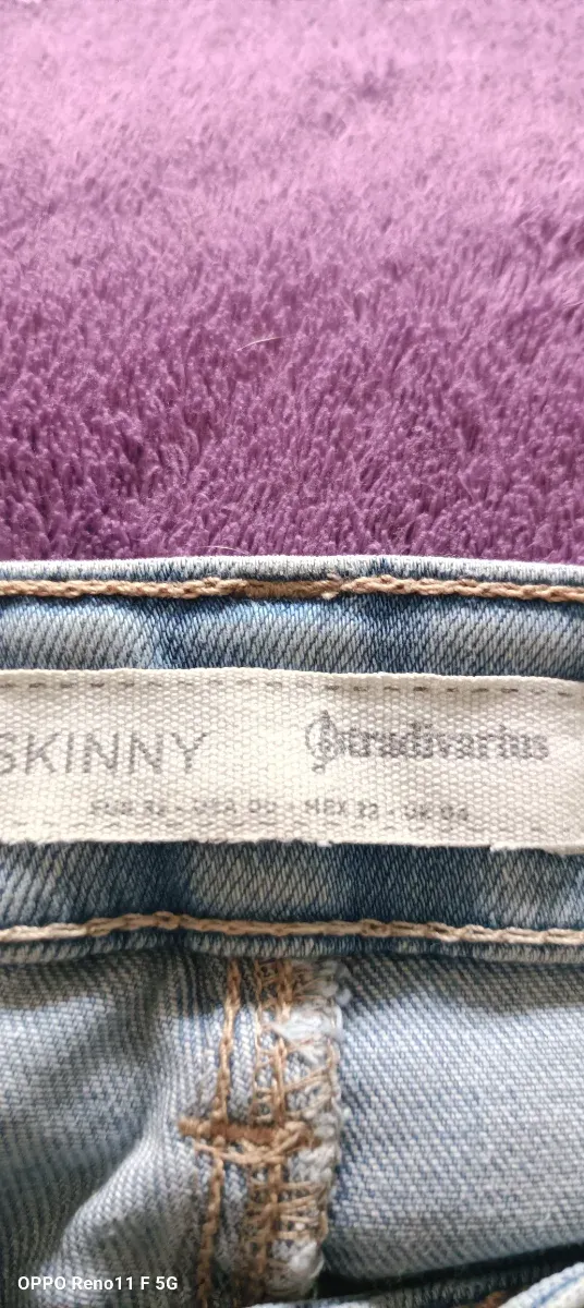 Jeans desgastados tiro alto