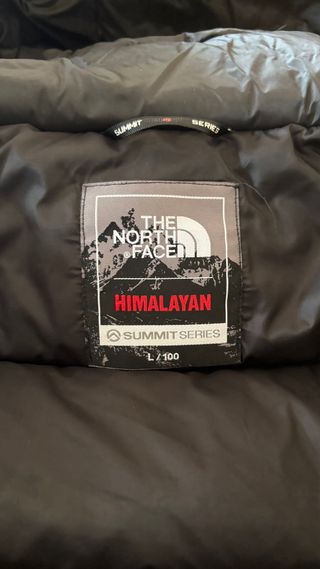 Abrigo The North Face Negro Gordo. Impermeable