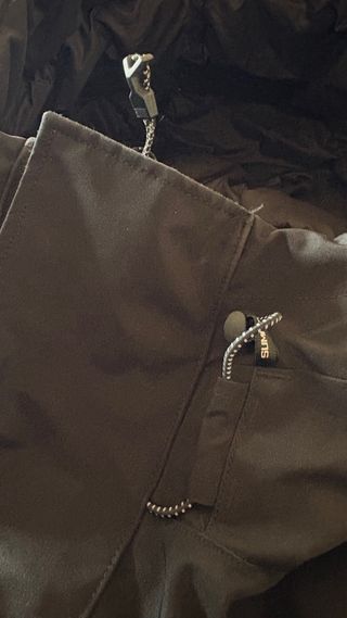 Abrigo The North Face Negro Gordo. Impermeable