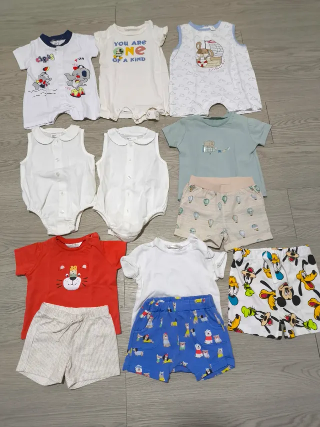 Lote ropa nuevo 1-6 meses verano