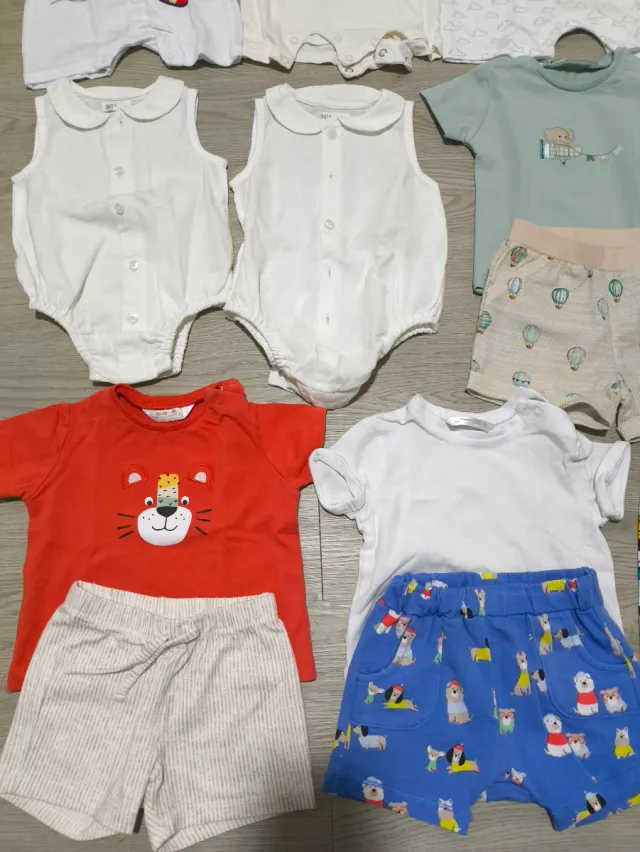 Lote ropa nuevo 1-6 meses verano