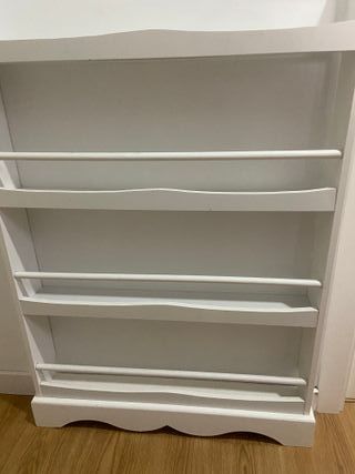 Librería Montessori 4 Estantes Blanca