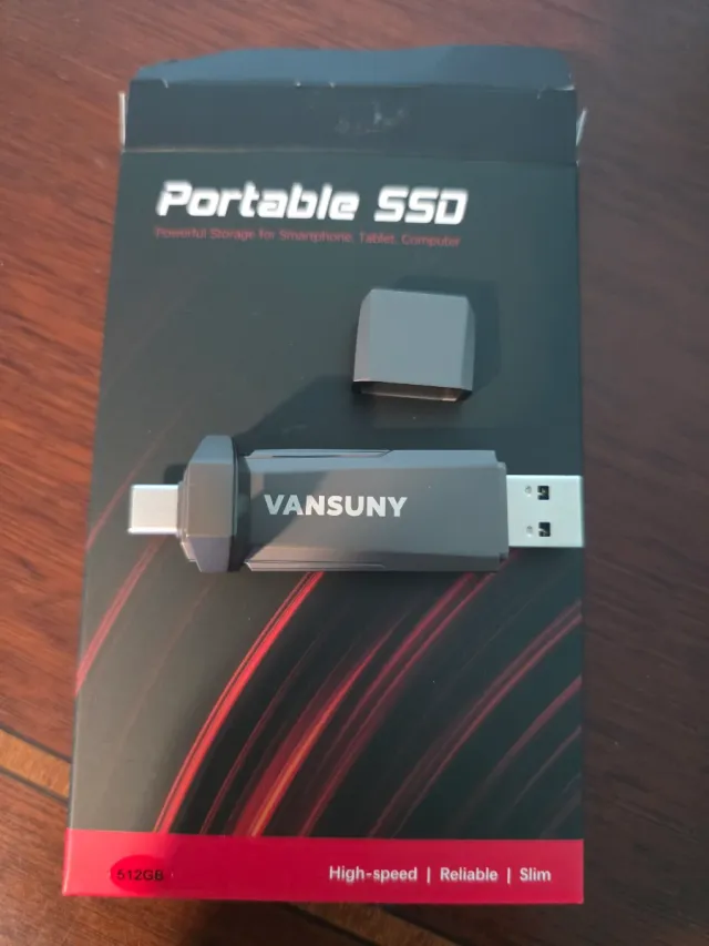 SSD Portátil 512GB