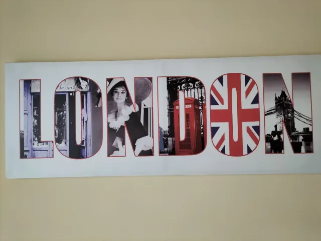 Tres cuadros LONDON Decorativo