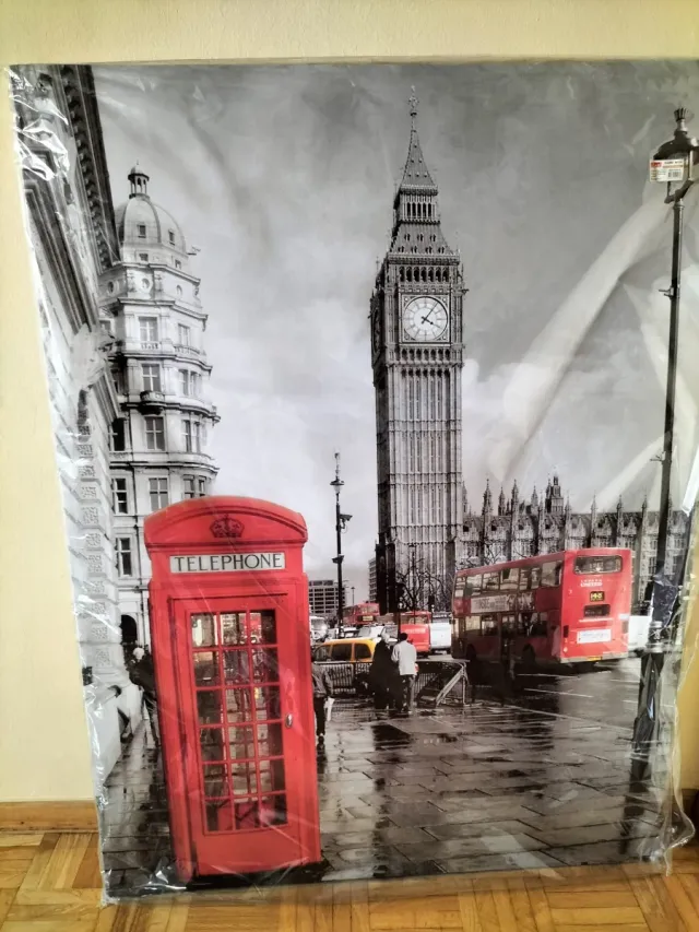 Tres cuadros LONDON Decorativo