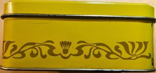 Scatola/barattolo/latta/scatola di latta/ottone/vintage