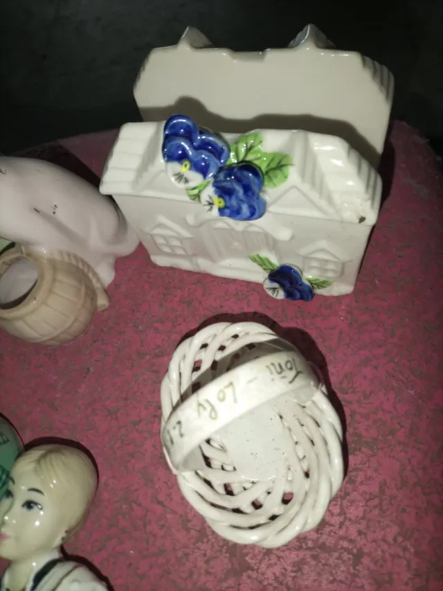Lote Porcelana Cisne y Más