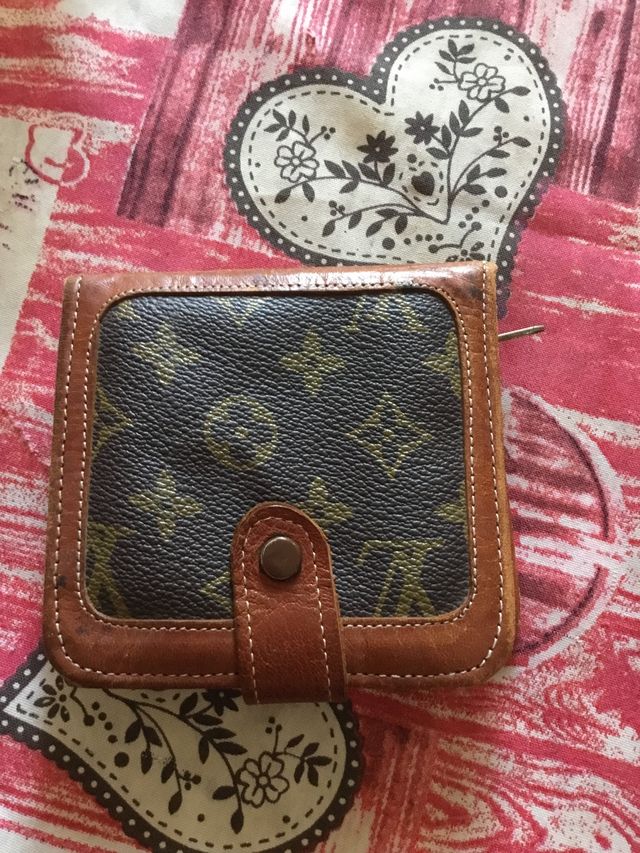 Portafoglio Louis Vuitton marrone