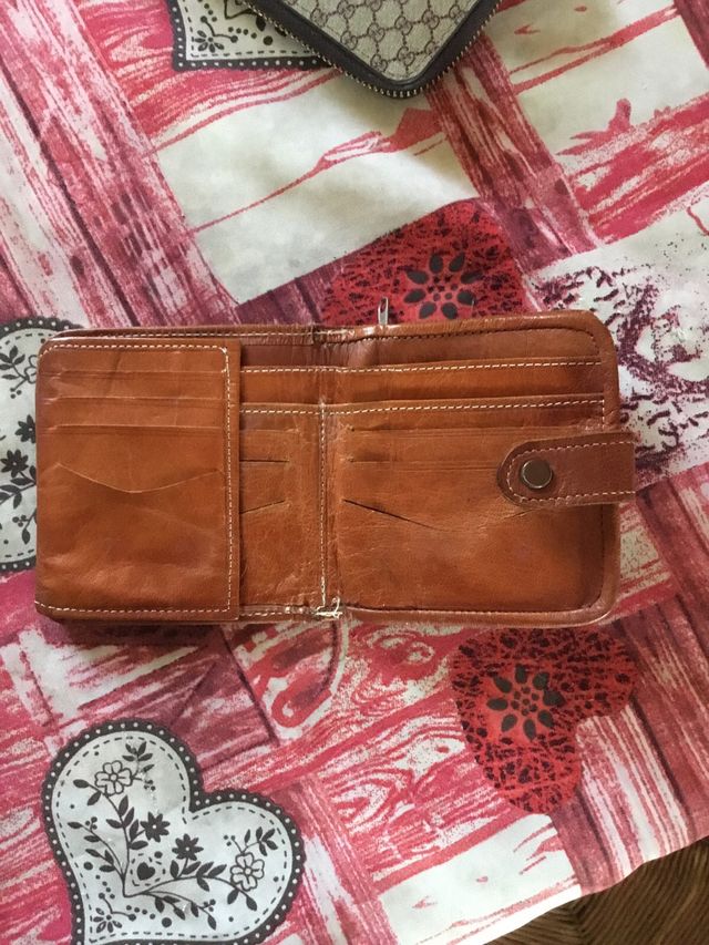 Portafoglio Louis Vuitton marrone