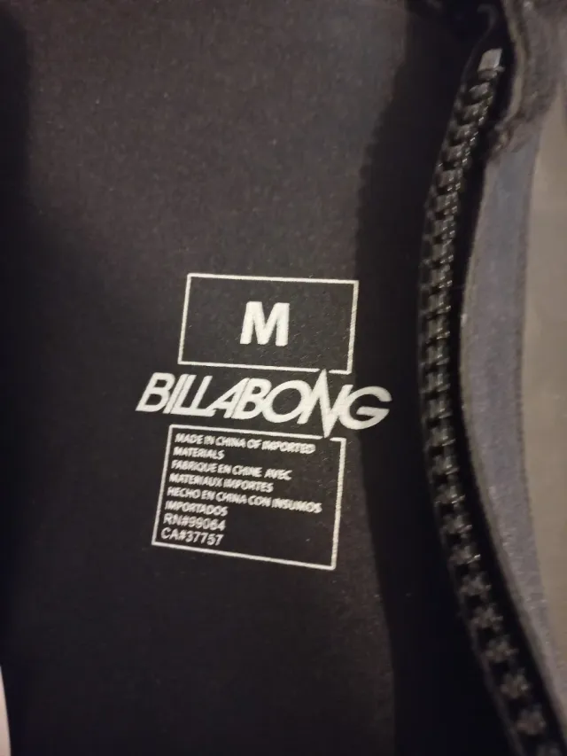 Traje de surf Billabong Intruder negro Talla M