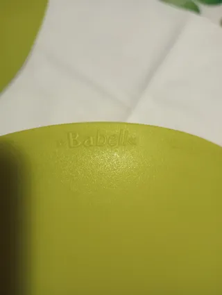 Alzatina vintage verde in plastica