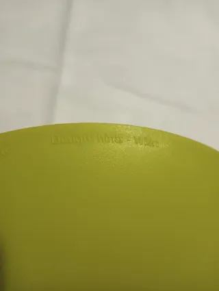 Alzatina vintage verde in plastica