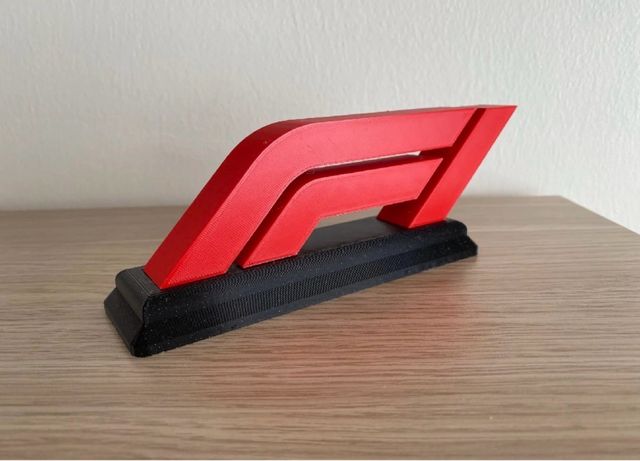 Letrero Formula 1 Rojo y Negro