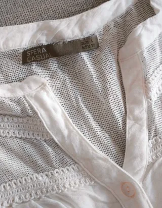 Blusa Calada Color Crema de Sfera