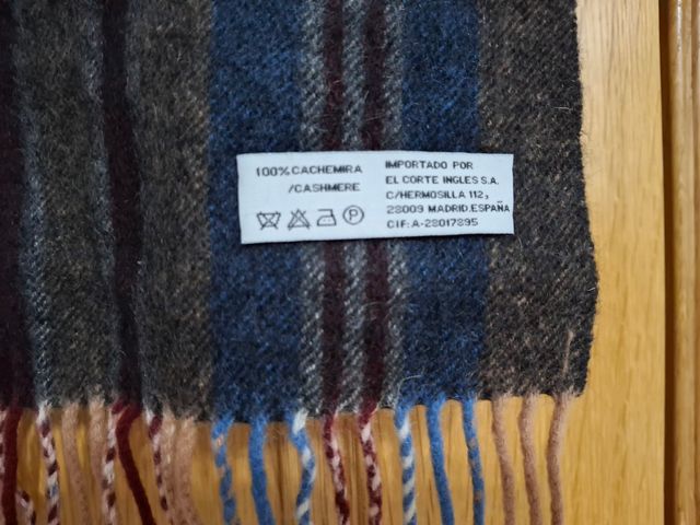 Bufanda Emidio Tucci 100% Cachemira NUEVA