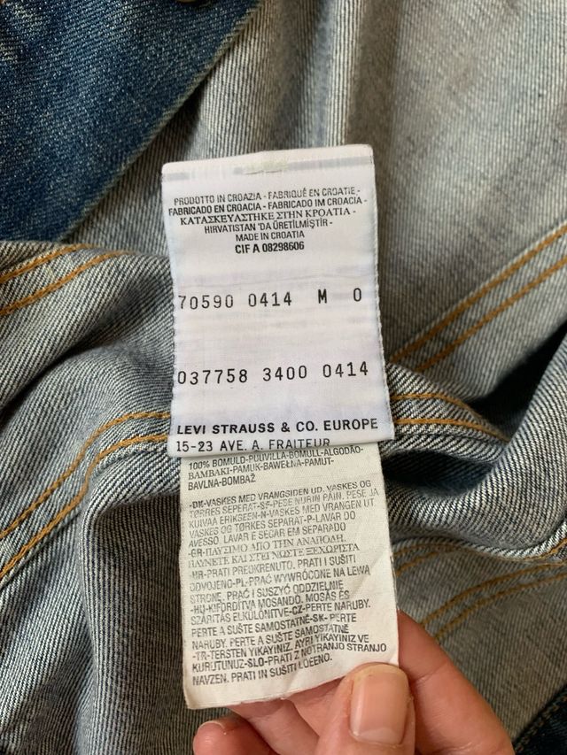 Cazadora Vaquera Levi's Mujer Talla M