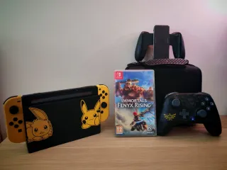Lote Nintendo Switch: Juego y Accesorios
