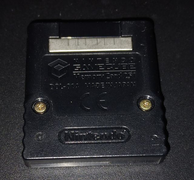 Memory Card 251 blocchi originale per Gamecube