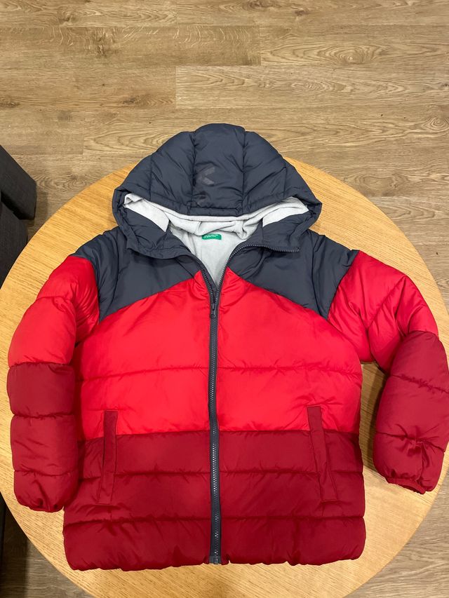 Chaqueta Benetton Niños Azul y Rojo Talla L