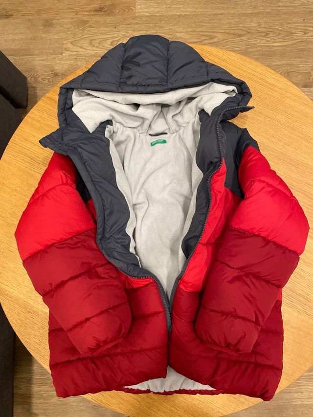 Chaqueta Benetton Niños Azul y Rojo Talla L