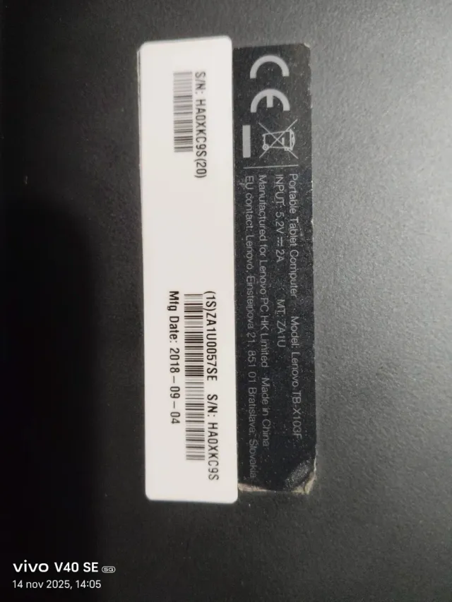 Tablet Lenovo 10 Negra y Azul 1gb de RAM y 16gb