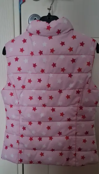 Piumino Benetton duble face bimba 7-8 anni stelle