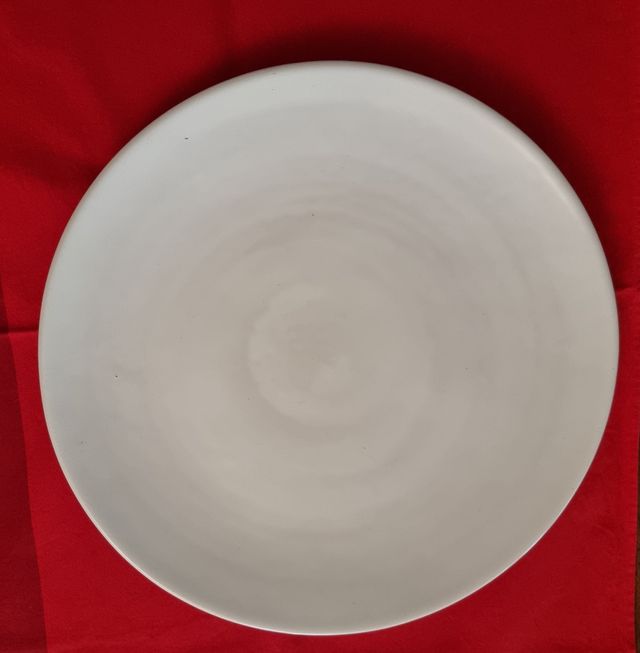 Piatto da portata o da torta di ceramica umbra