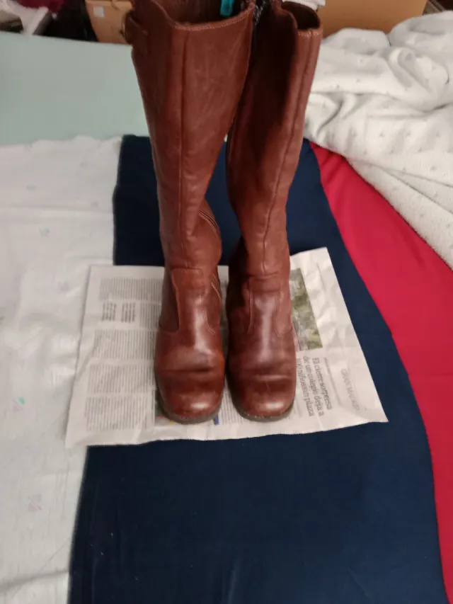 Botas altas mujer marrones talla 37.5