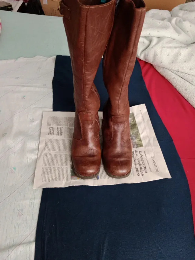 Botas altas mujer marrones talla 37.5