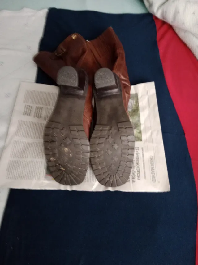 Botas altas mujer marrones talla 37.5
