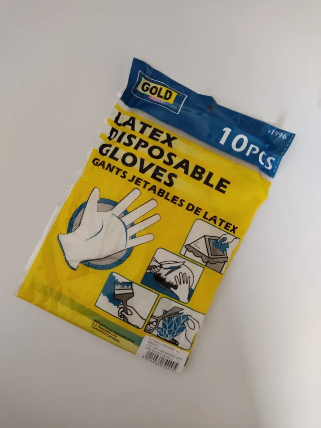 Guantes Desechables Látex GOLD 10uds