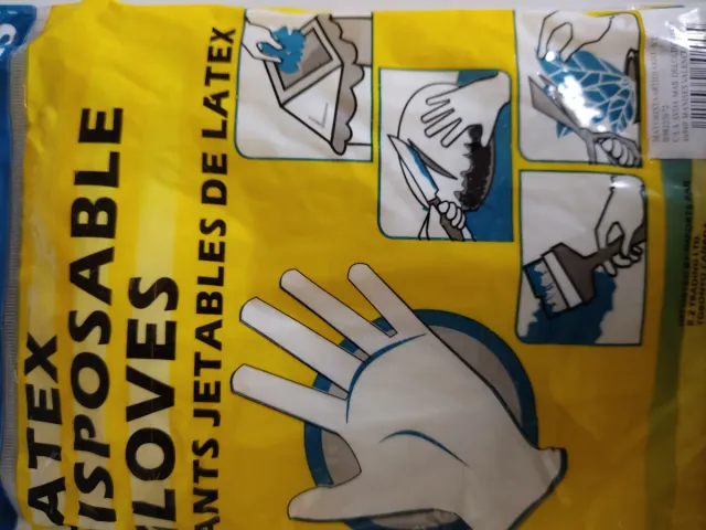 Guantes Desechables Látex GOLD 10uds