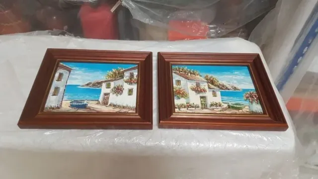 2 pinturas a óleo