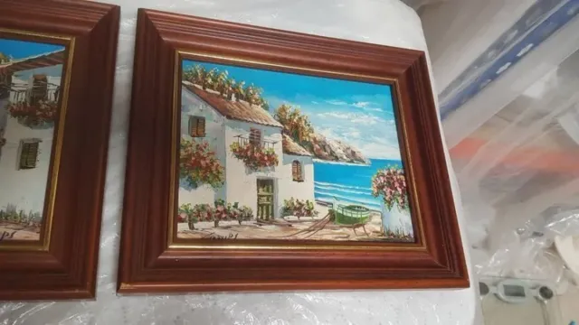 2 pinturas a óleo
