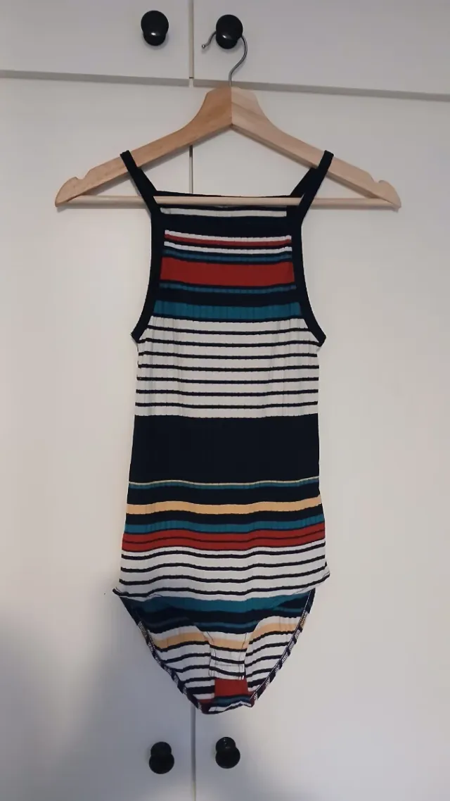 Body de rayas multicolor
