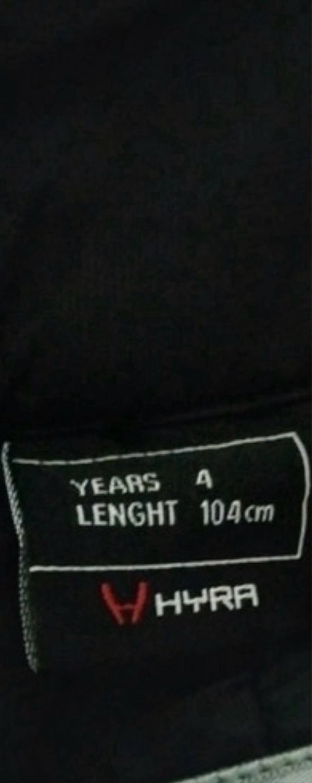 Salopette da sci bambino HYRA nera