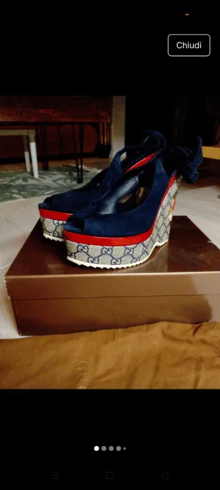 Scarpe Gucci donna con plateau