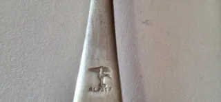 5 Cucchiaini da Dessert Alpaca Gallo