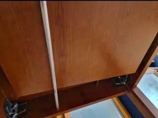 Mesa extensible de madera