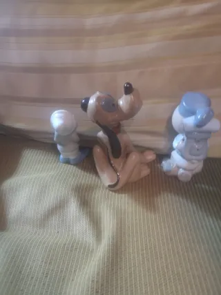 WALT DISNEY  PORCELANA , PLUTO  , ENANITO , DONALD