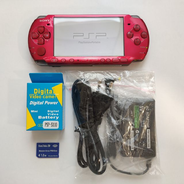 PSP Slim Vermelho Radiante