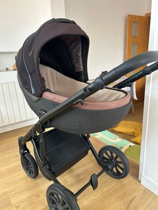 Carrito Anex M/Type PRO 2 piezas Negro-Beige bebe