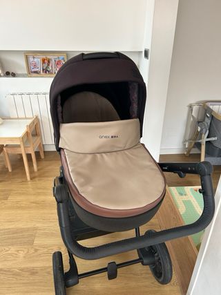 Carrito Anex M/Type PRO 2 piezas Negro-Beige bebe