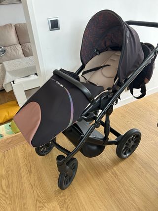 Carrito Anex M/Type PRO 2 piezas Negro-Beige bebe